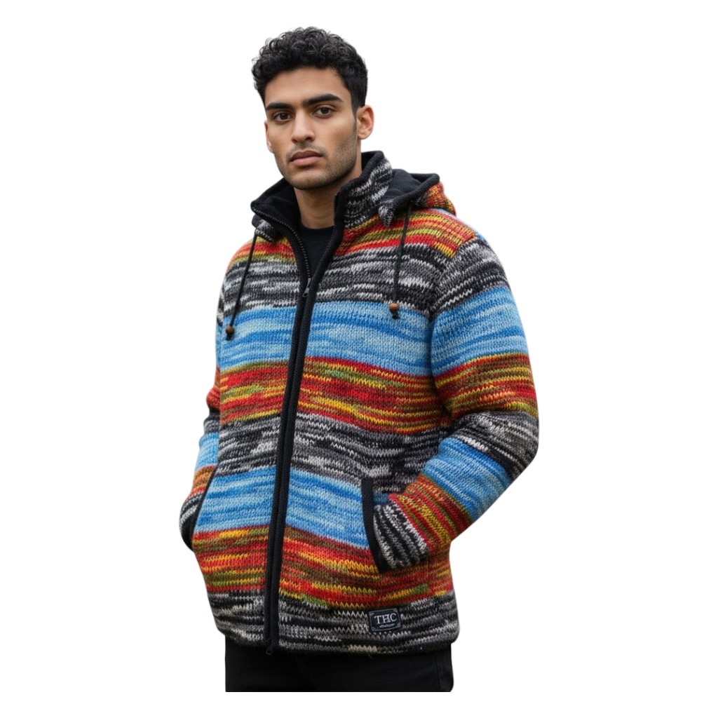 THC Schafwoll Strickjacke 820 5