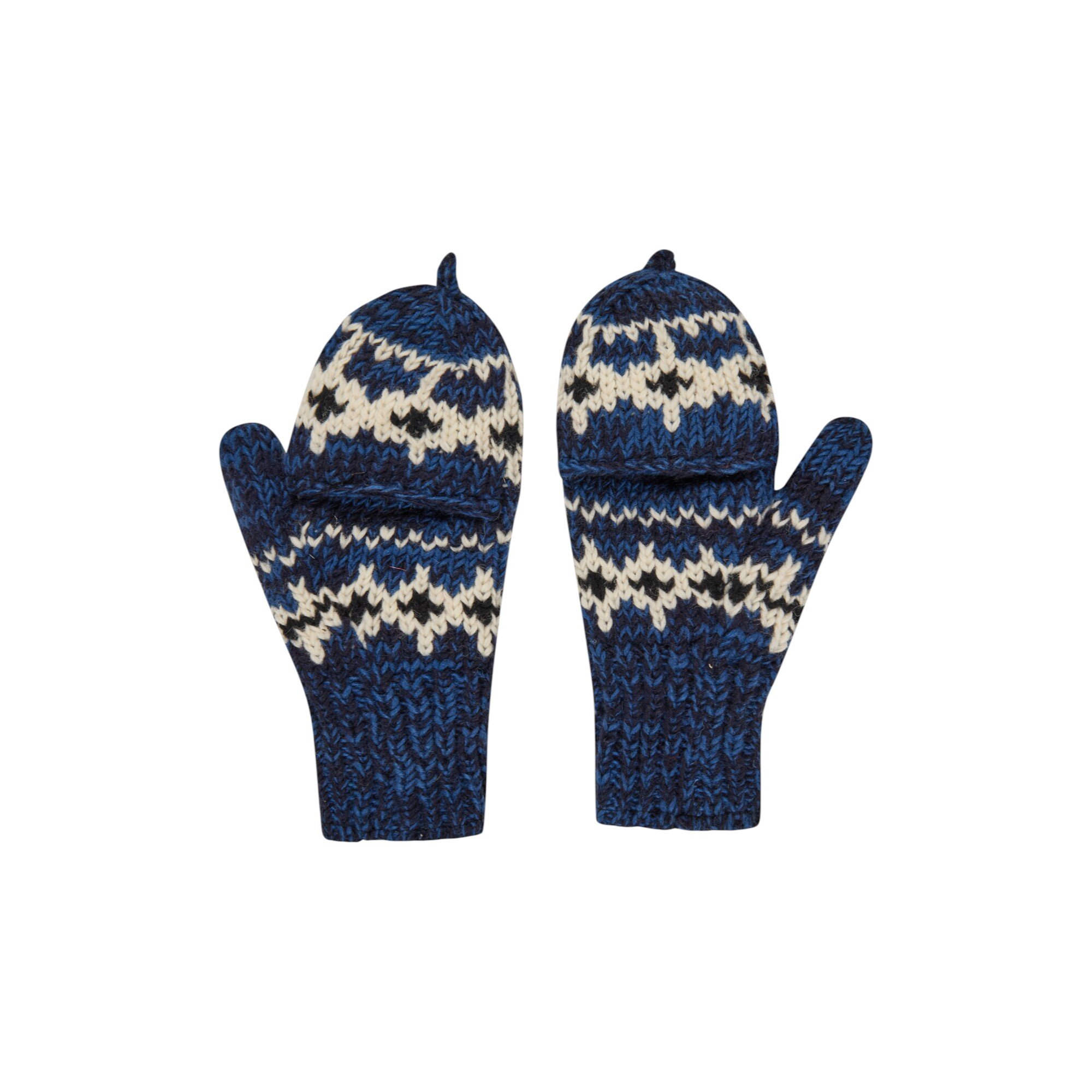 THC Klapphandschuhe 605 Norweger blau