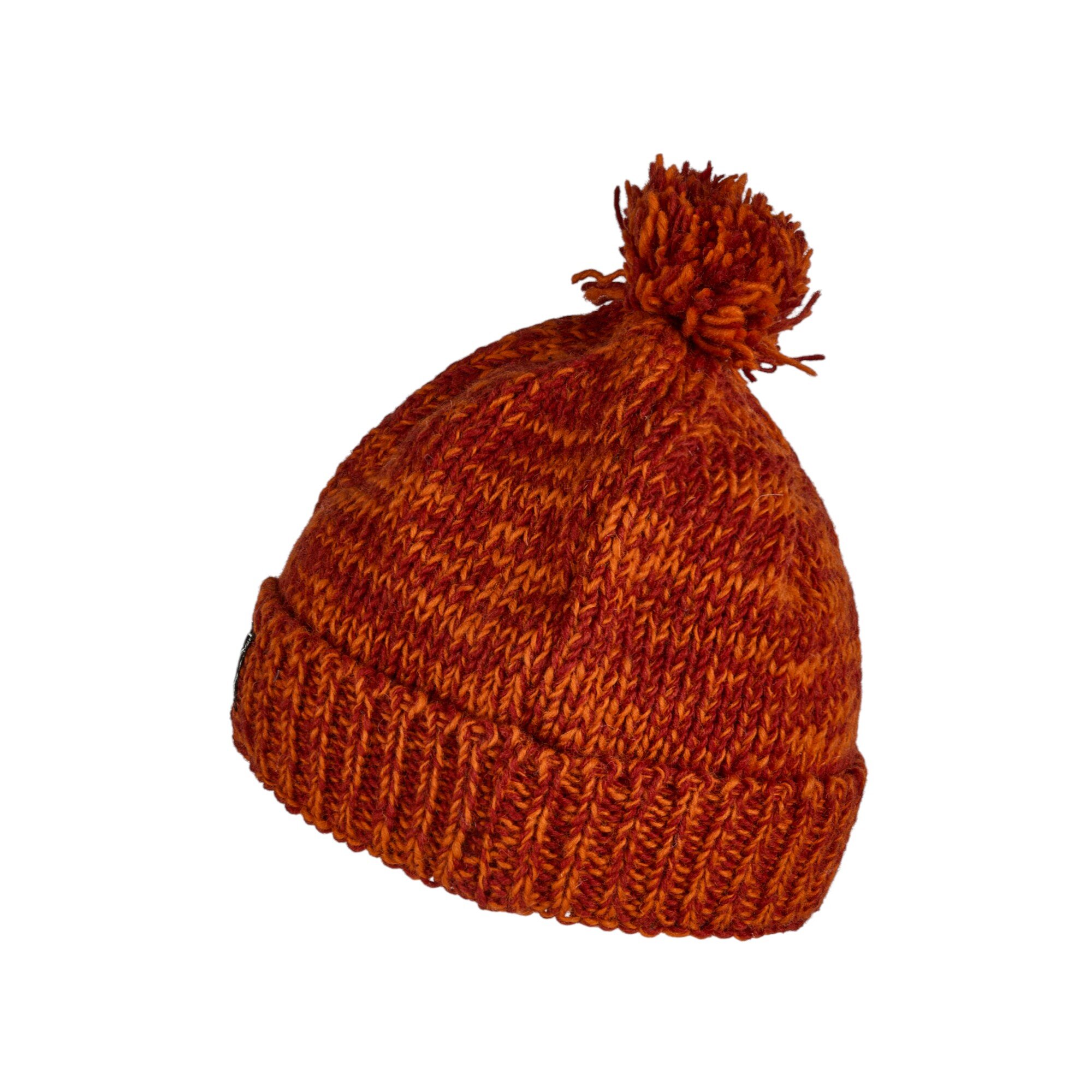 THC Schafwoll Pudelmütze 719 orange