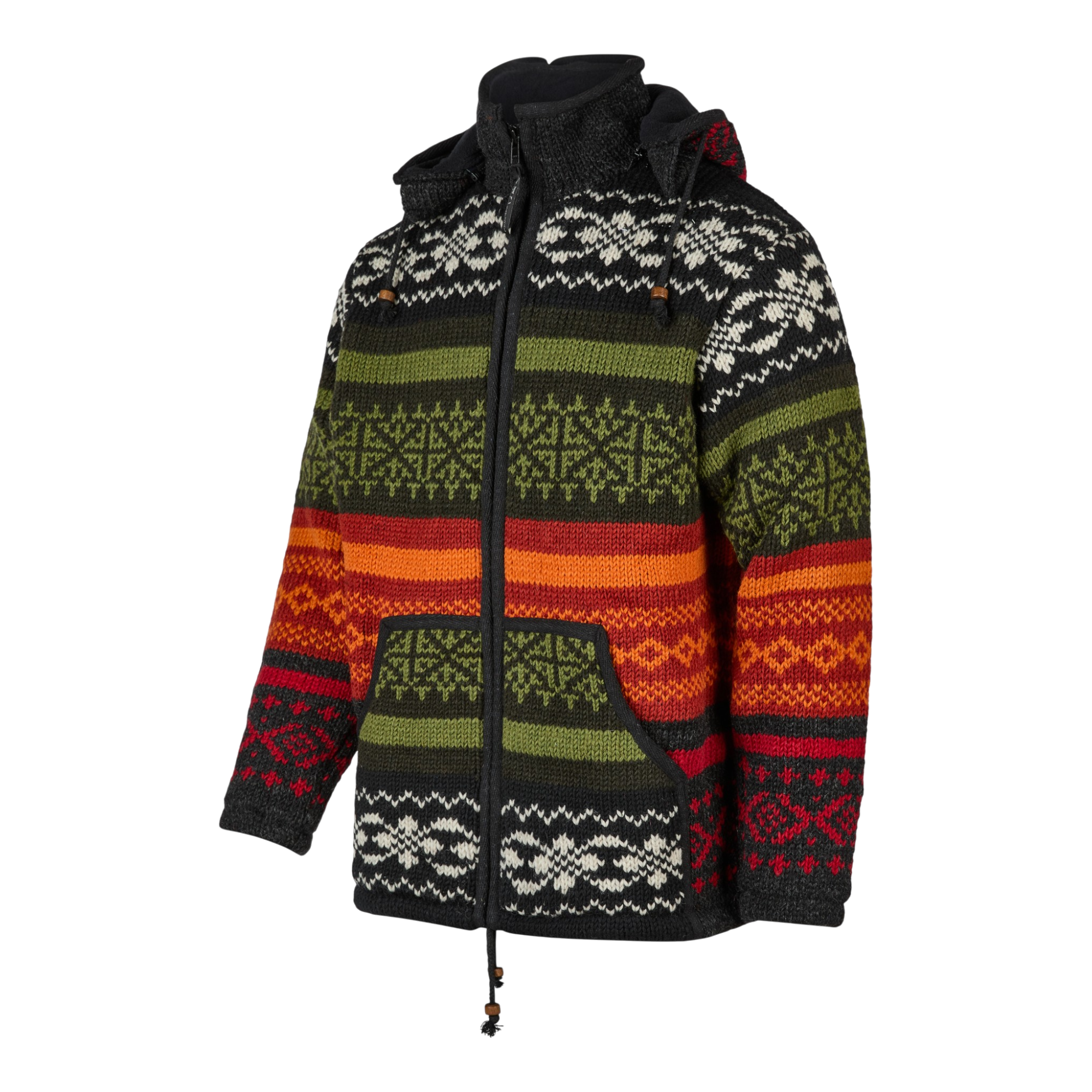 THC Strickjacke 827 bunte Muster