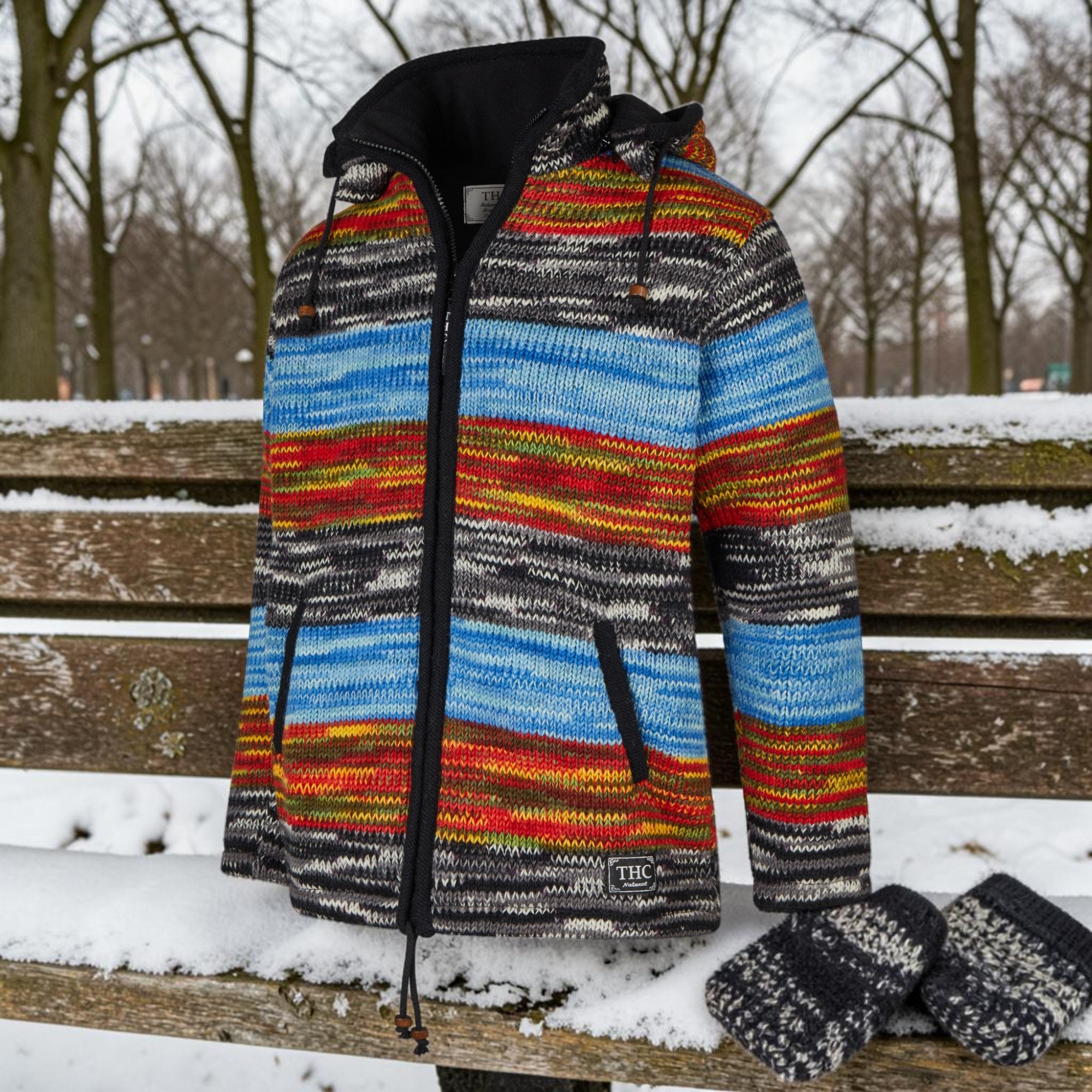 THC Schafwoll Strickjacke 820 6