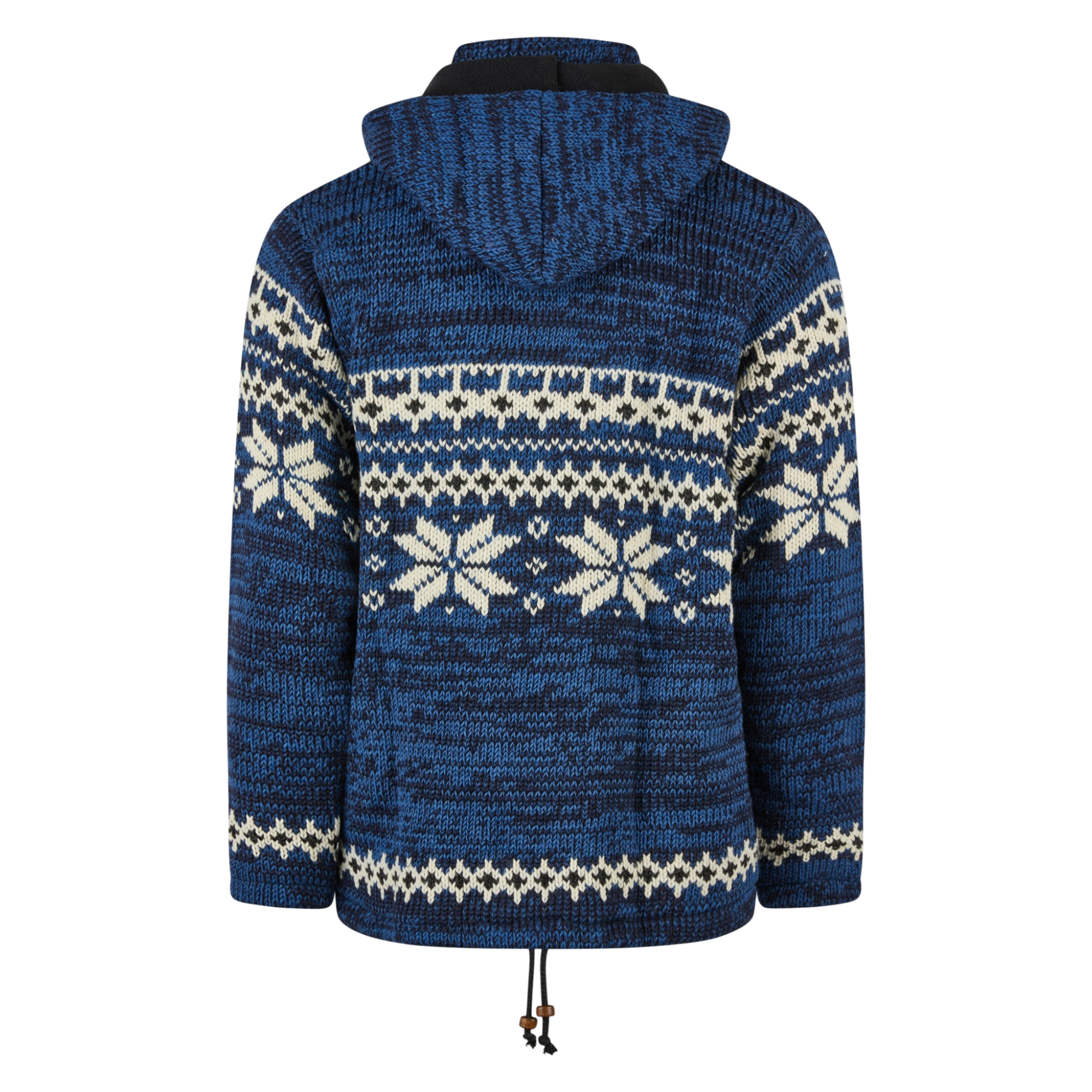 THC Schafwollstrickjacke Norweger blau 605 – Bild 3