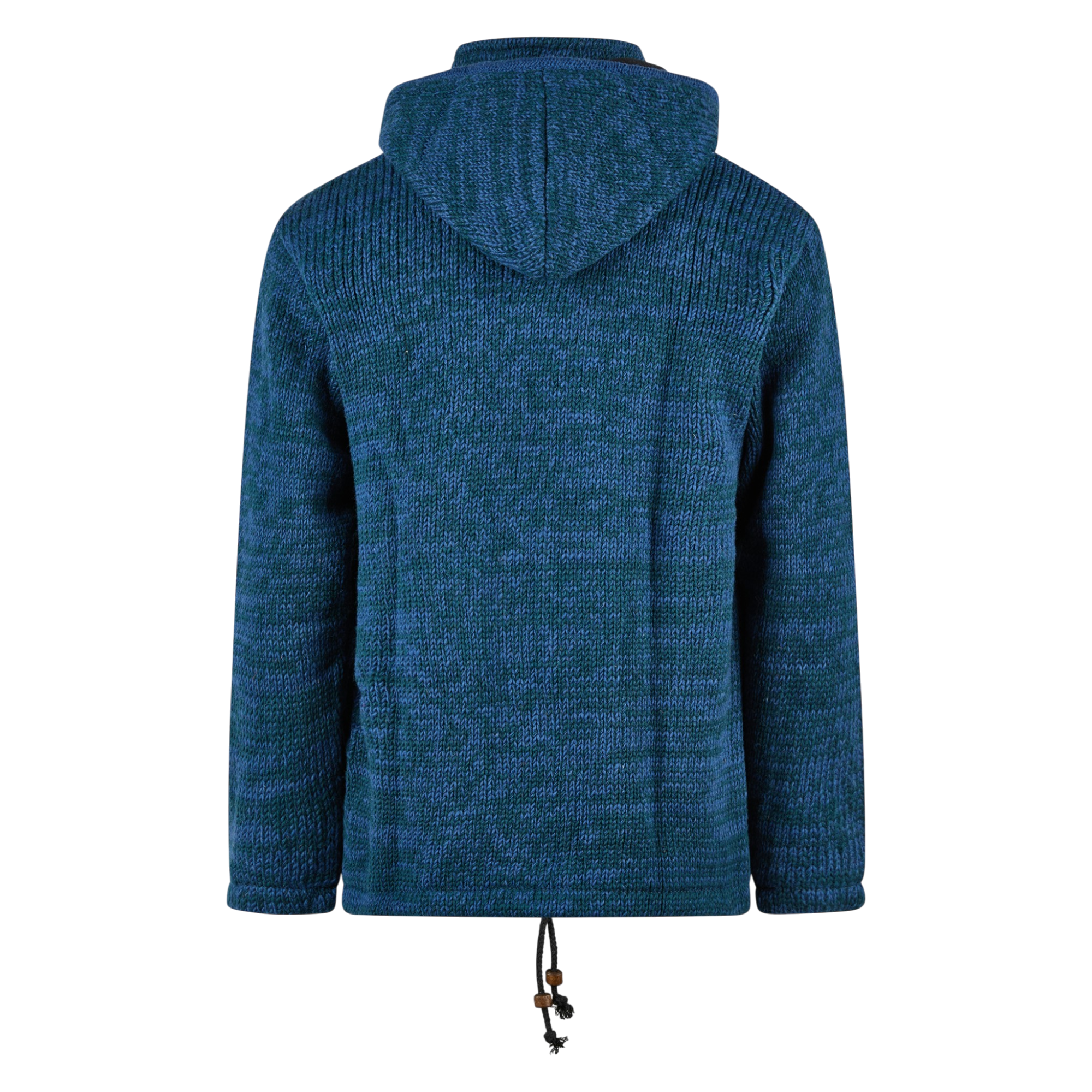 THC Schafwollstrickjacke blau 625 – Bild 3