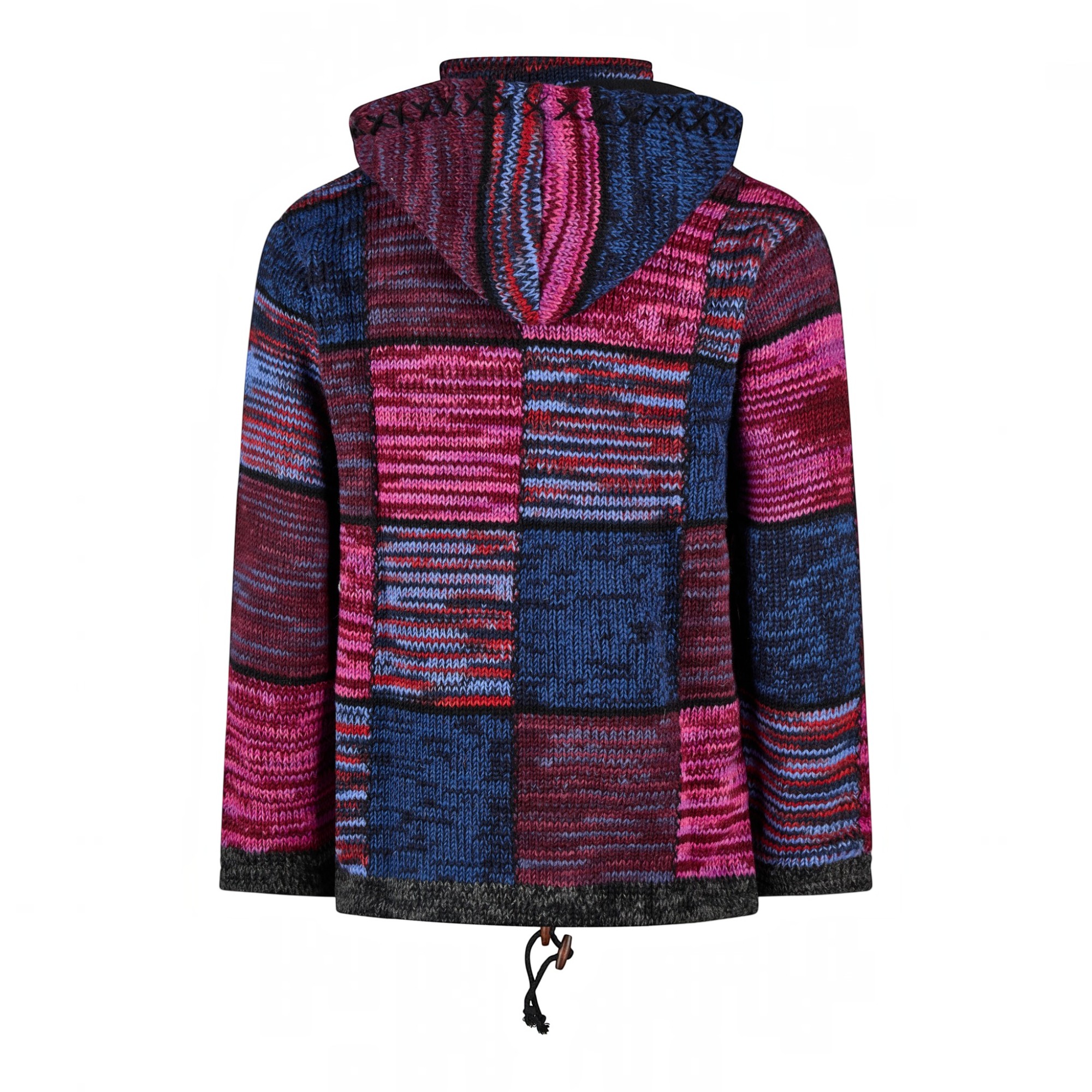 THC Strickjacke 805 lila Quadrate – Bild 3