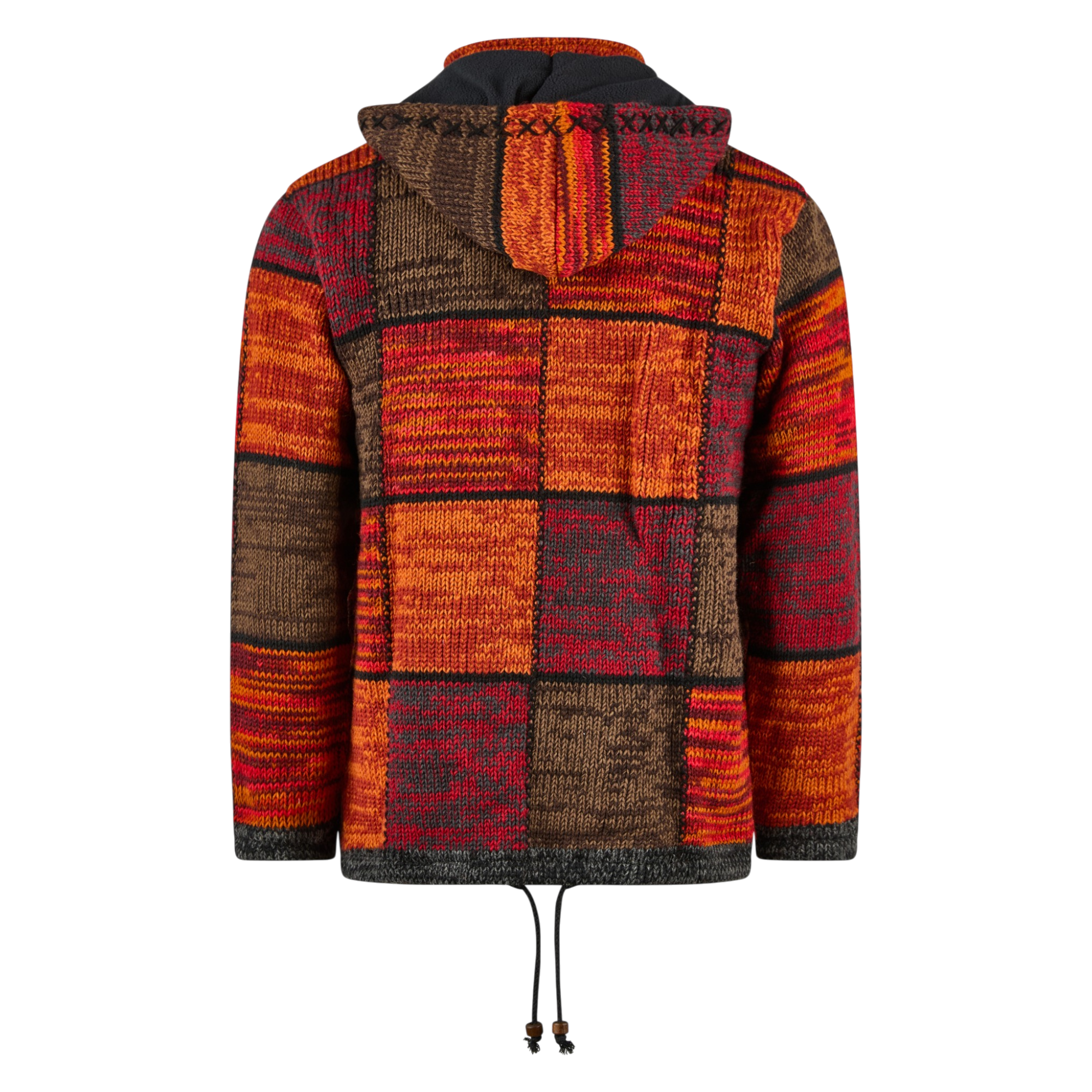 THC Strickjacke 815 rote Quadrate – Bild 3