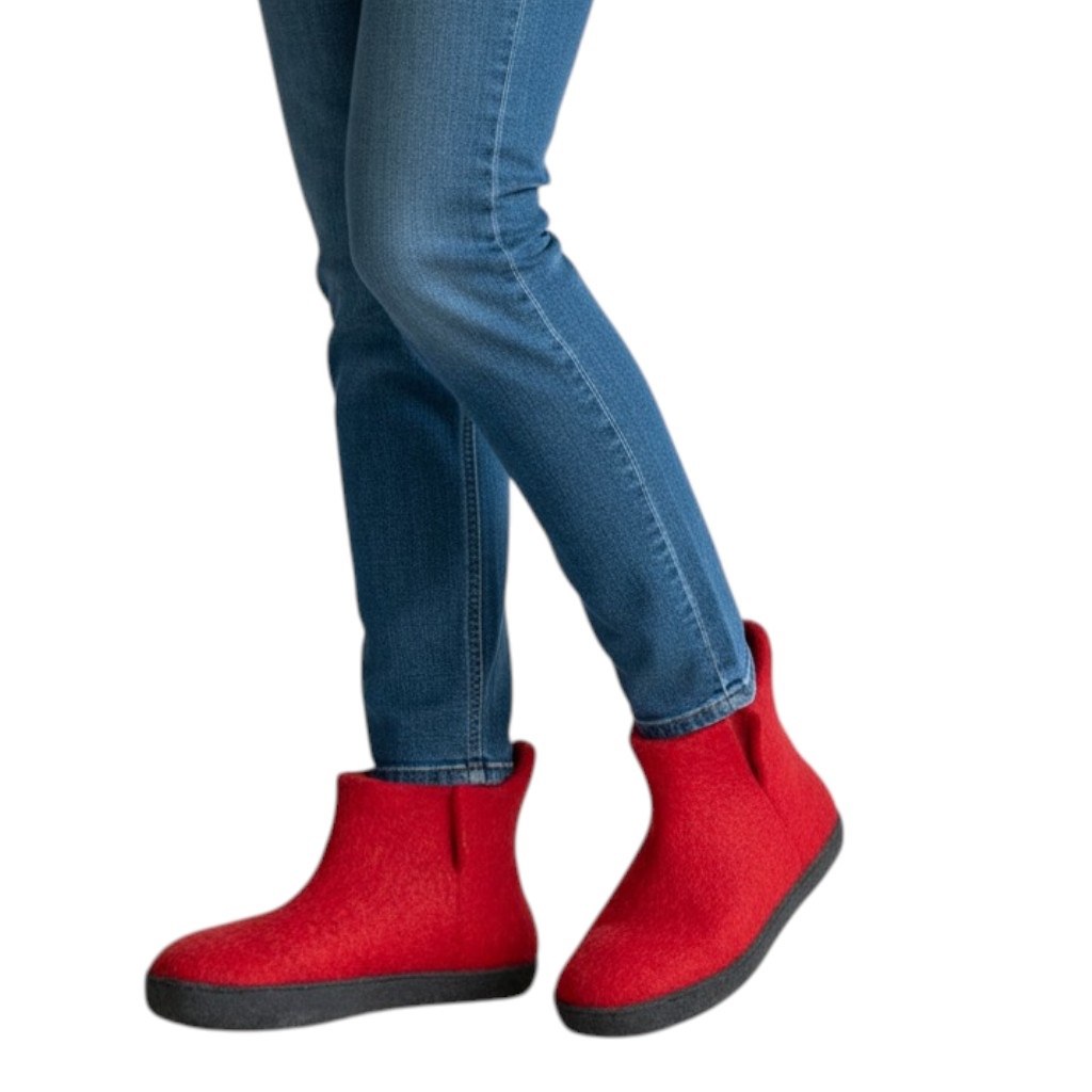 THC Pantoffel Stiefel Rot – Bild 5