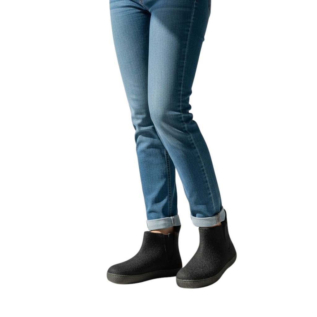 THC Pantoffel Stiefel Schwarz – Bild 5
