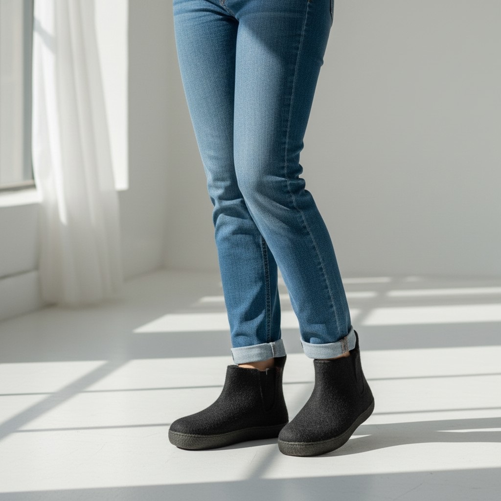 THC Pantoffel Stiefel Schwarz – Bild 6