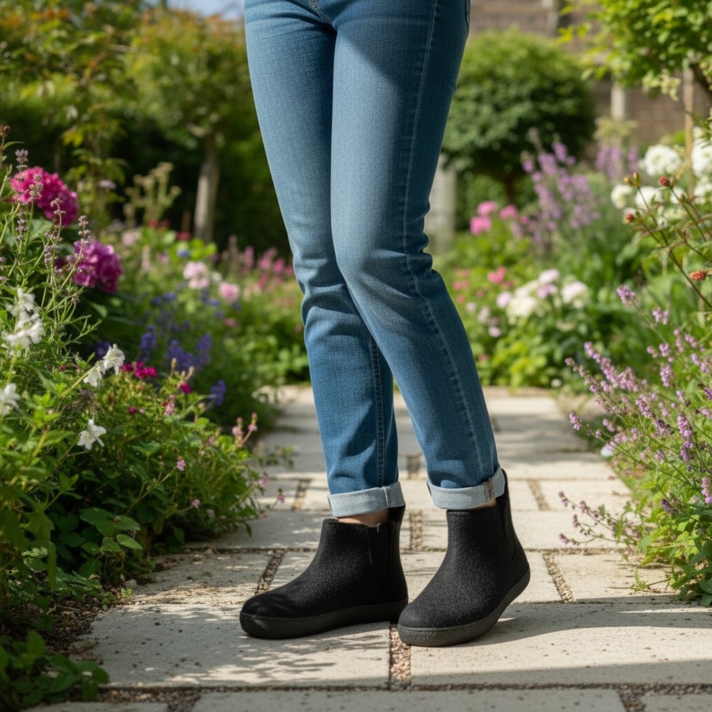 THC Pantoffel Stiefel Schwarz – Bild 7
