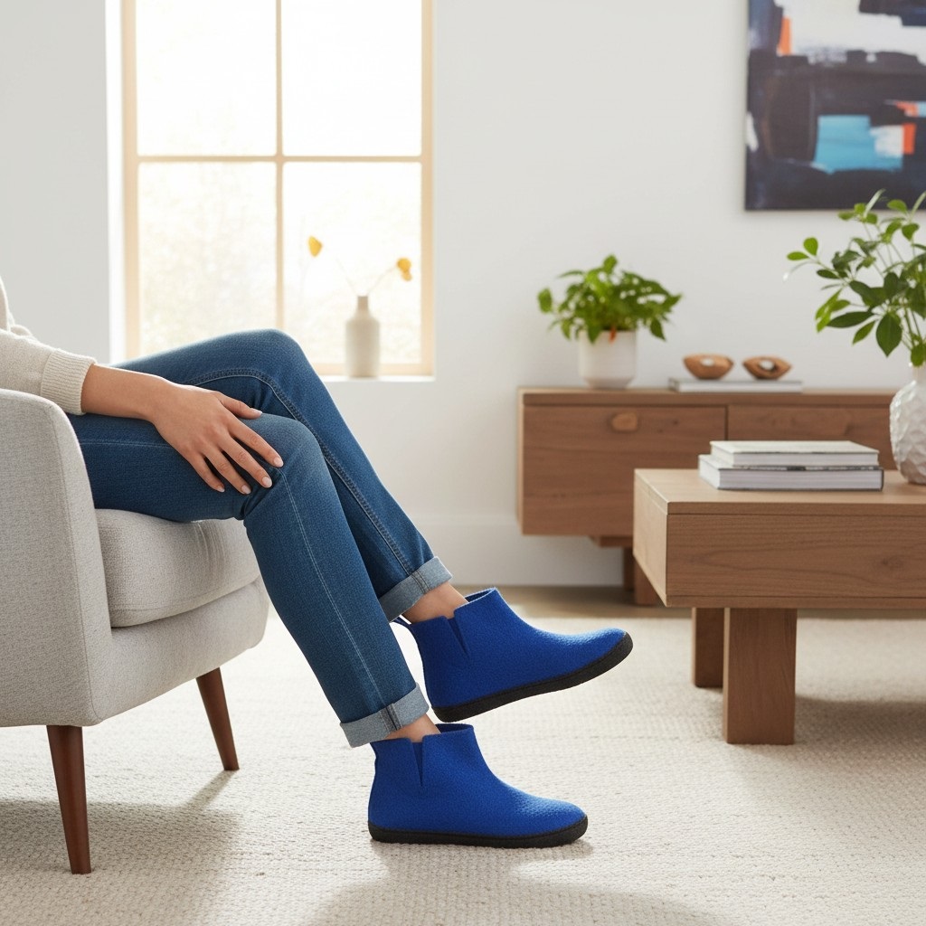THC Pantoffel Stiefel blau – Bild 6