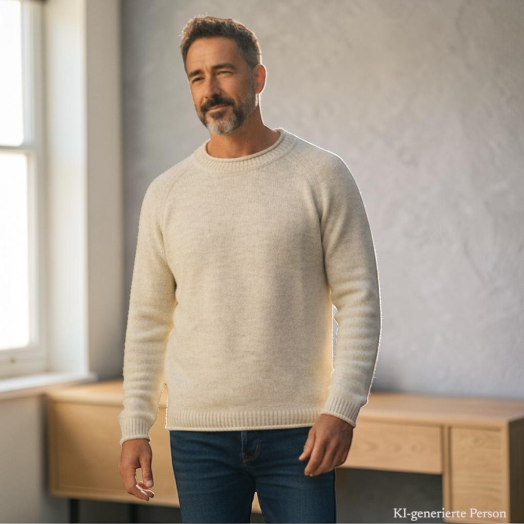 THC Feinstrick Wollpullover 003 KI-Generiert Modell 1