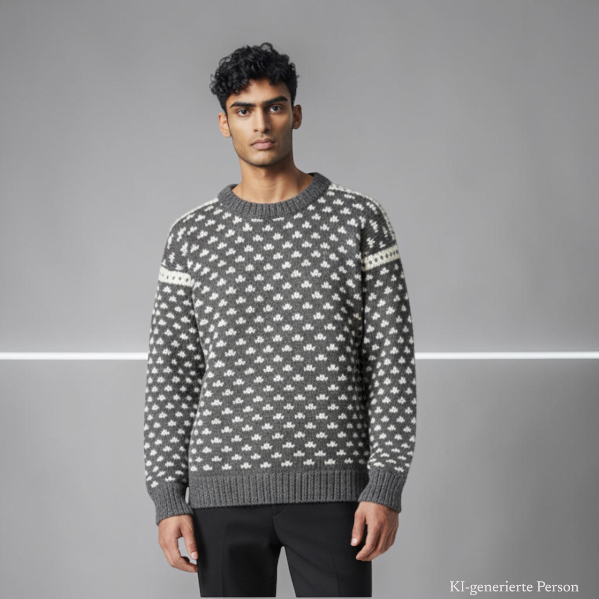 THC Feinstrick Wollpullover 131 KI-Generiert Modell 1