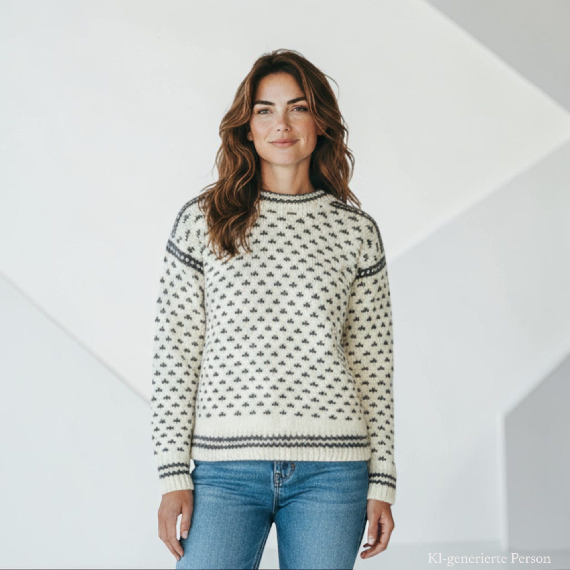 THC Feinstrick Wollpullover 130 KI-Generiert Modell 1