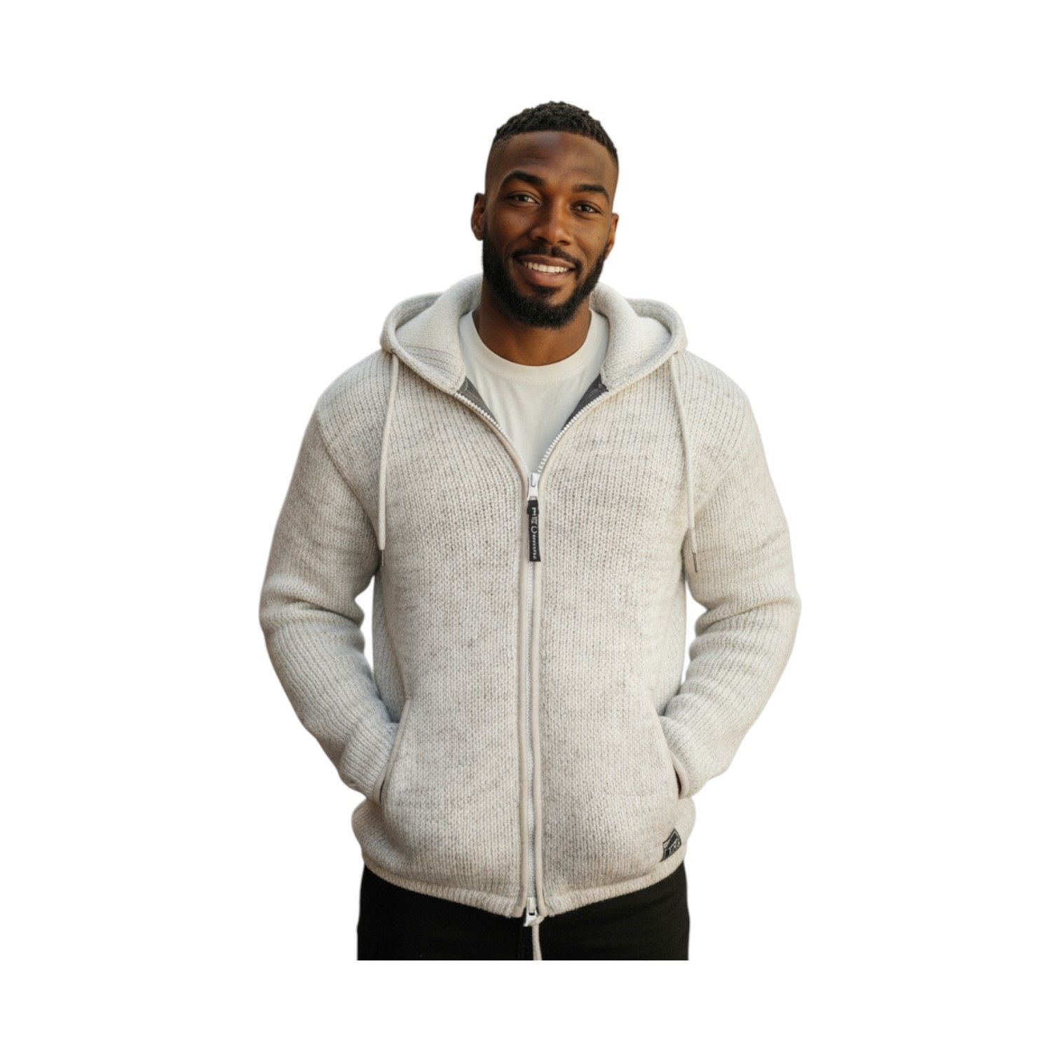 THC Strickjacke 623 weiß 7